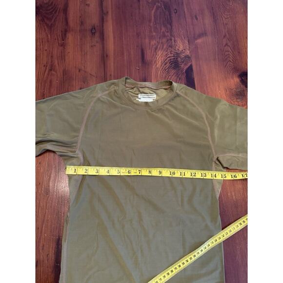 5.11 Tactical Brown Crew Neck Tight Mens Short Sleeve Size M Undergear NWT $65 - Picture 5 of 13